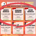 Schedule for the Indonesia Educators Conference mission trip.