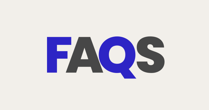 FAQs logo with blue and purple text on a light background for Accelerate Educational Ministries.